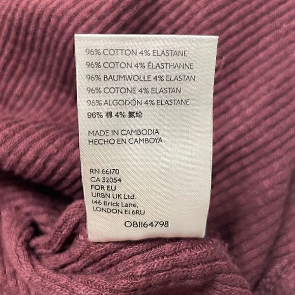 We the Free Sweater Womens XS Red Long Sleeve Og Thermal Pullover - Picture 7 of 11